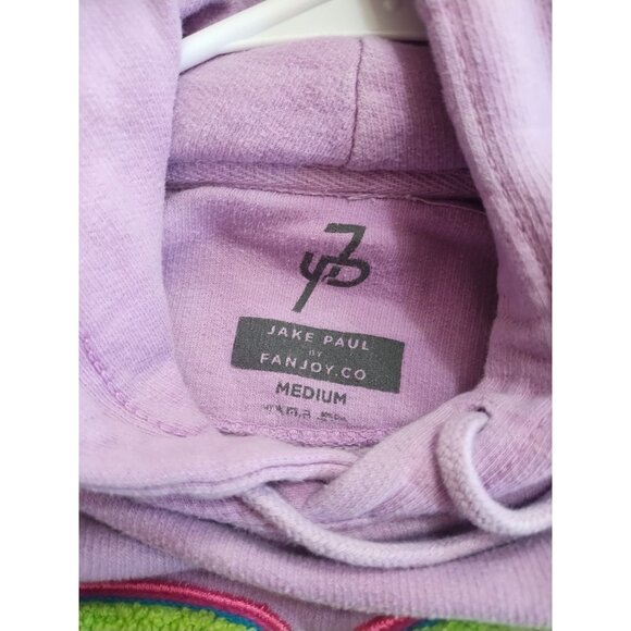 Jake Paul by FanJoy Co Cotton Blend Tie Dye Pullover Hoodie M Y2K Indie - Picture 4 of 4